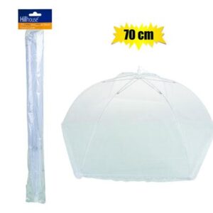 Foodcover hexagonal 70cm white hillhouse