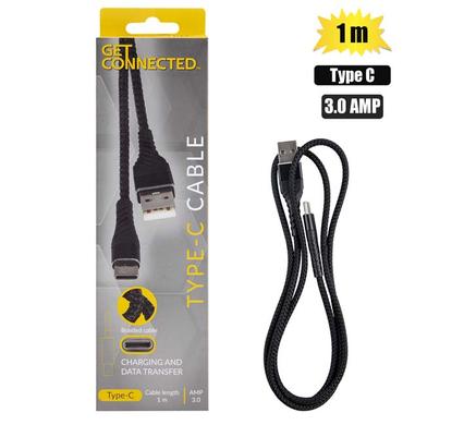 Usb cable type c 3.0 amp 1m