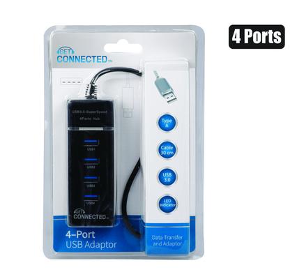 Usb 3.0 computer 4port hub 5gbps