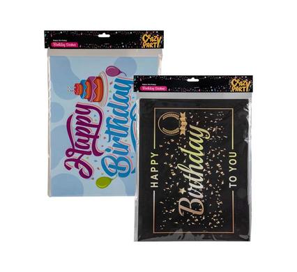 Party happy birthday stakes asst