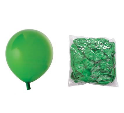 Balloons helium 1pc green f-01