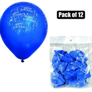 Balloons helium 1pc blue print f-01