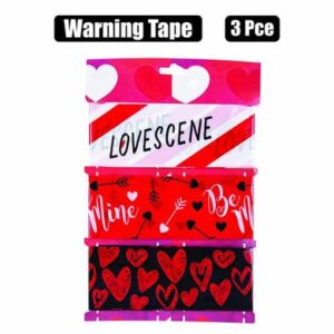 Party love warning tape 3pc