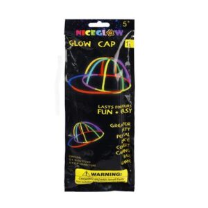 Glow stick peak cap