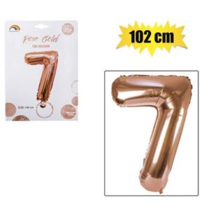 Balloon helium foil rose g 7 102cm f-04