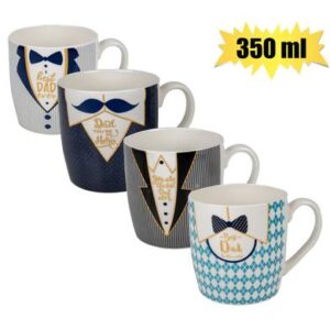 Mug occassions dad tux print 330ml