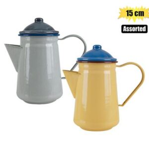 Tea pot 15cm enamel