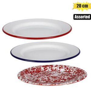 Plate enamel 20cm dinner