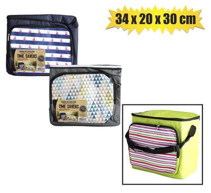 Cooler-bag+pocket nylon 34x20x30cm
