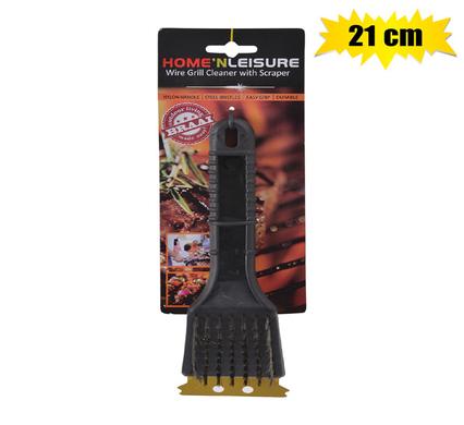 Bbq grill-cleaner nylon 21cm h&l