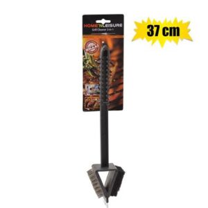 Bbq grill-cleaner 37cm 3-in-1 h&l