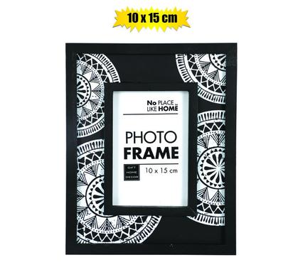 Picture-frame mdf 10x15cm blk&wht