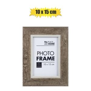 Picture-frame pl woodgrain 10x15cm