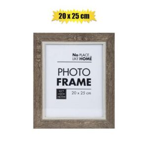 Picture-frame pl woodgrain 20x25cm