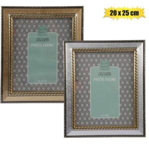 Picture frame pl marbled 20x25cm asstd