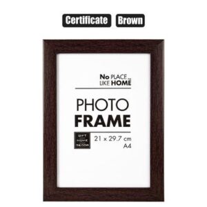 Picture-frame certificate pl mahogany