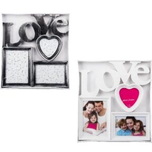 Picture-frame collage pl 3 love 31x25cm
