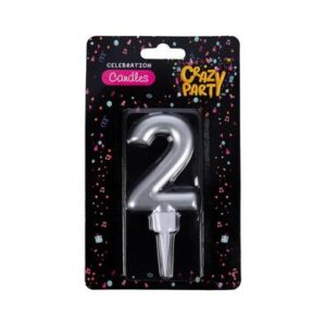 Candle birthday large foil number-2