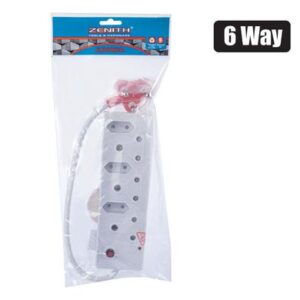 Multiplug 6-way-surge protection zenith