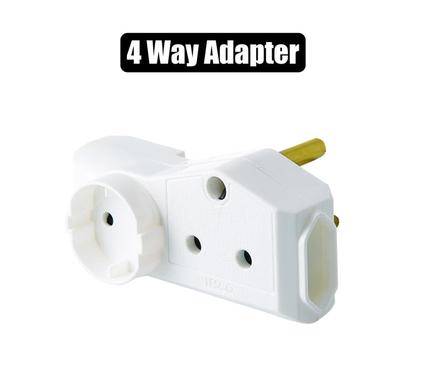 Plug-adaptor 1x16a 1x5a-rnd 2x5a-2pin