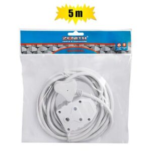 Extension-cord 5m janus 10a l/d zenith