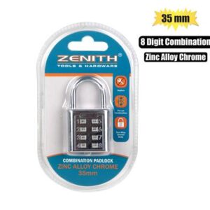 Padlock combination 35mm 8-digit zenith