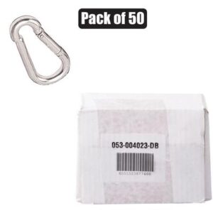 Snap-hook galvanised 5x50mm bulk