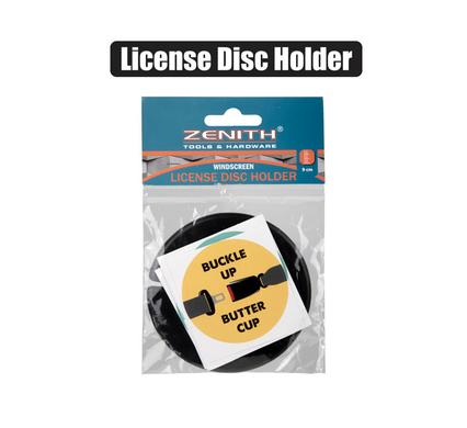 Windscreen license disc holder