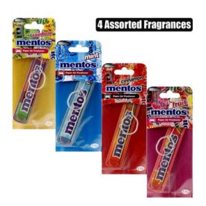Car air freshener mentos paper asst