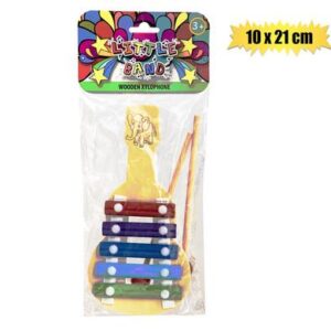 Musical wood xylophone 5 key 10.5x21cm