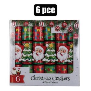 Xmas crackers deluxe 6pc