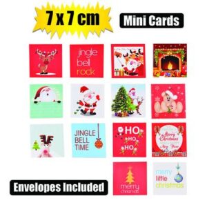 Xmas stationery card & envelope 7cm