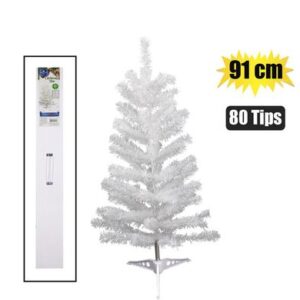 Xmas tree 91cm white (80 tips) regular