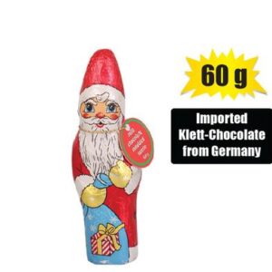 Xmas confec choc kl foil milk santa 60g