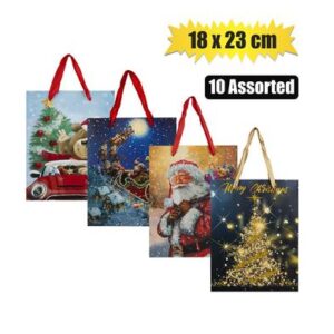 Xmas stationery gift bag medium 18x23cm