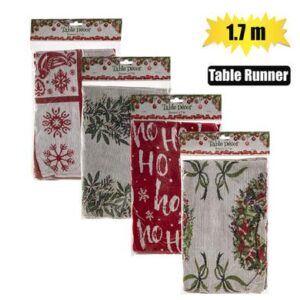 Xmas table decor runner 170cm