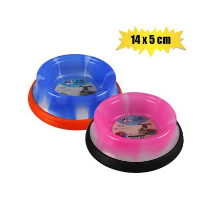 Pet dog/cat bowl tiedye finish 14x5cm