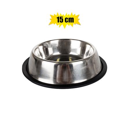 Pet dog/cat bowl s/s 15cm 16oz