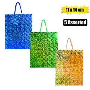 Gift-bag hologram sml 11x14cm gloss