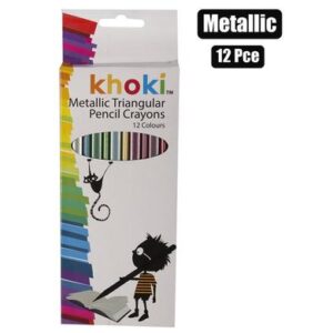 Art+craft pencil crayon triangle met 12