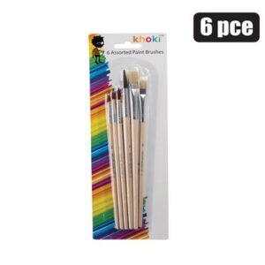 Art+craft paint brushes artist 6pce