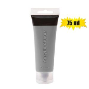 Art+craft paint acrylic tube 75ml silver