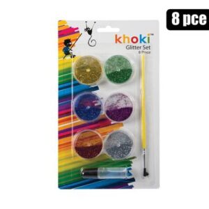Art+craft glitter set 8pce