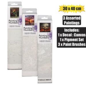 Art+craft paint-by-numbers 30x40cm