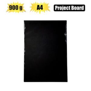 Art+craft a4 project board 1mm black