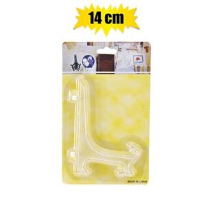 Plate-stand transparent 14cm