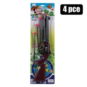 Gun rifle suction dart set 4pc 53x15cm