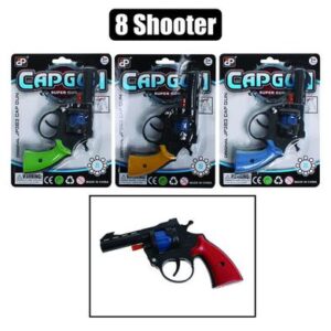 Gun hand cap 8 shot super gun