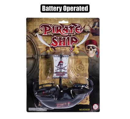 Battery operated boat pirate