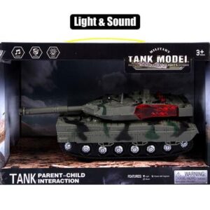 Battery operated tank w/sound & light 19